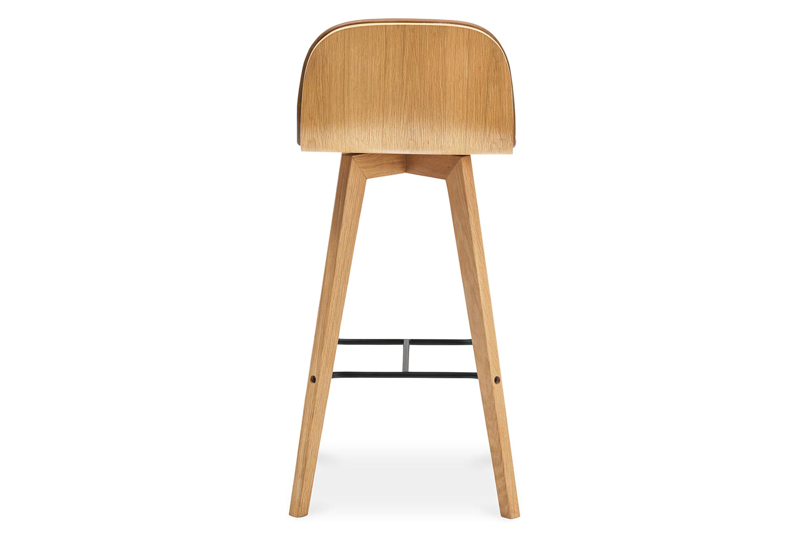 Moe's Napoli Leather Bar Stool - Tan