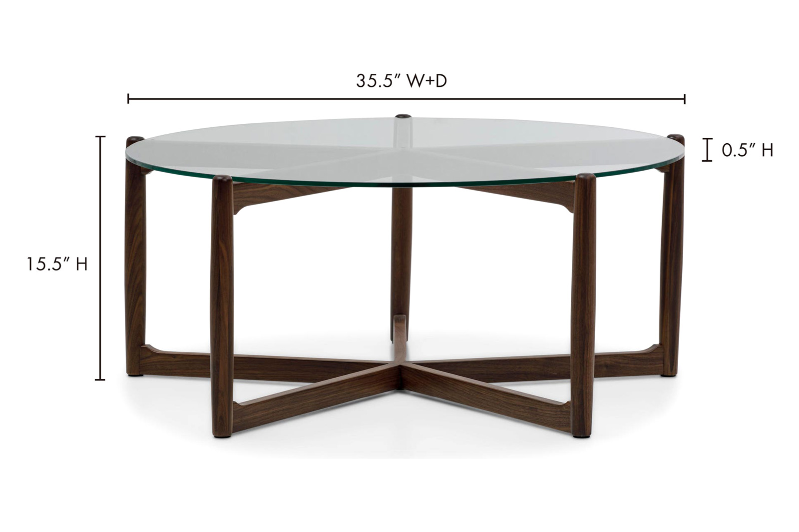 Moe's Hetta Coffee Table - Brown