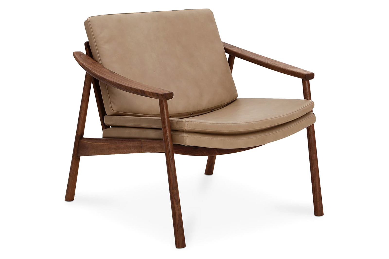 Moe's Harlowe Lounge Chair - Soft Brown