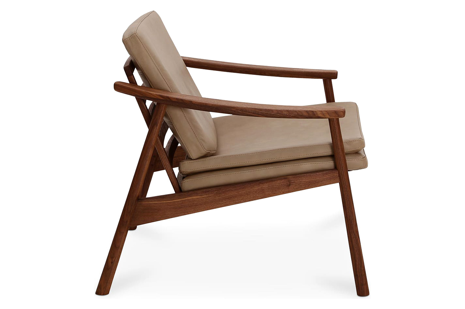 Moe's Harlowe Lounge Chair - Soft Brown