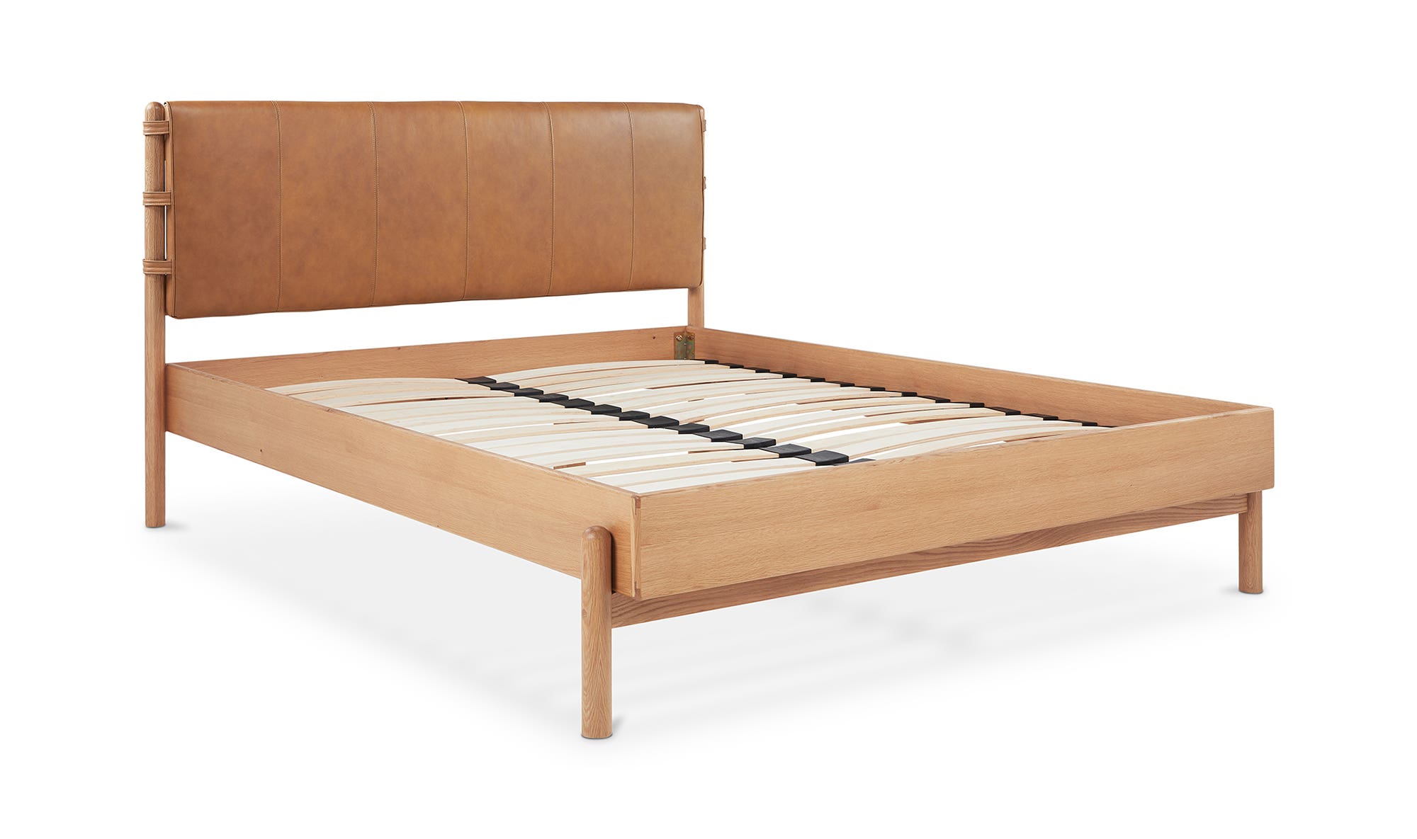 Moe's Colby Scandinavian Queen Size Bed - Brown