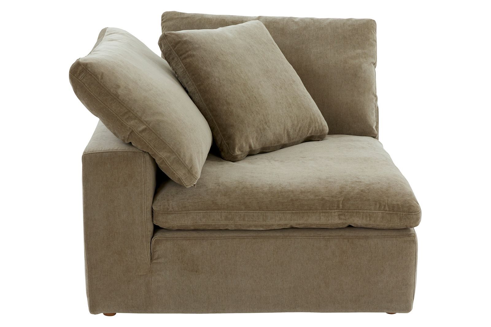 Moe's Clay Corner Chair Performance Fabric - Desert Sage