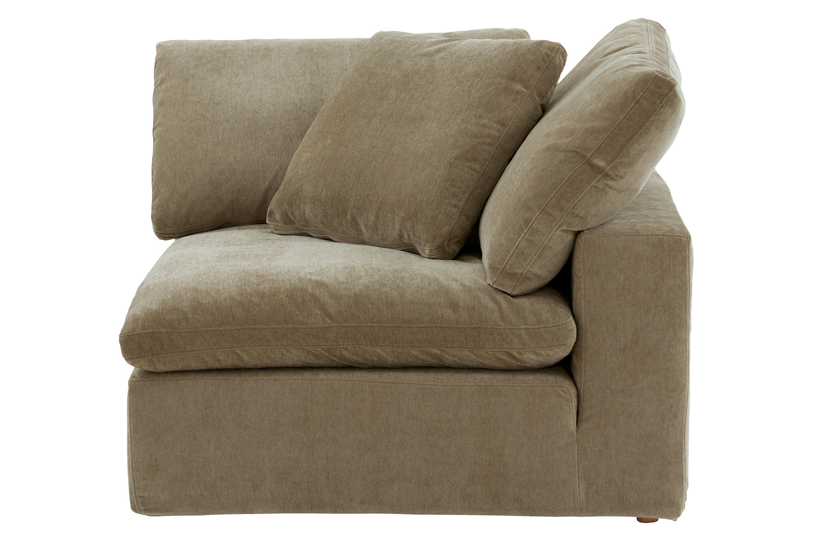 Moe's Clay Corner Chair Performance Fabric - Desert Sage