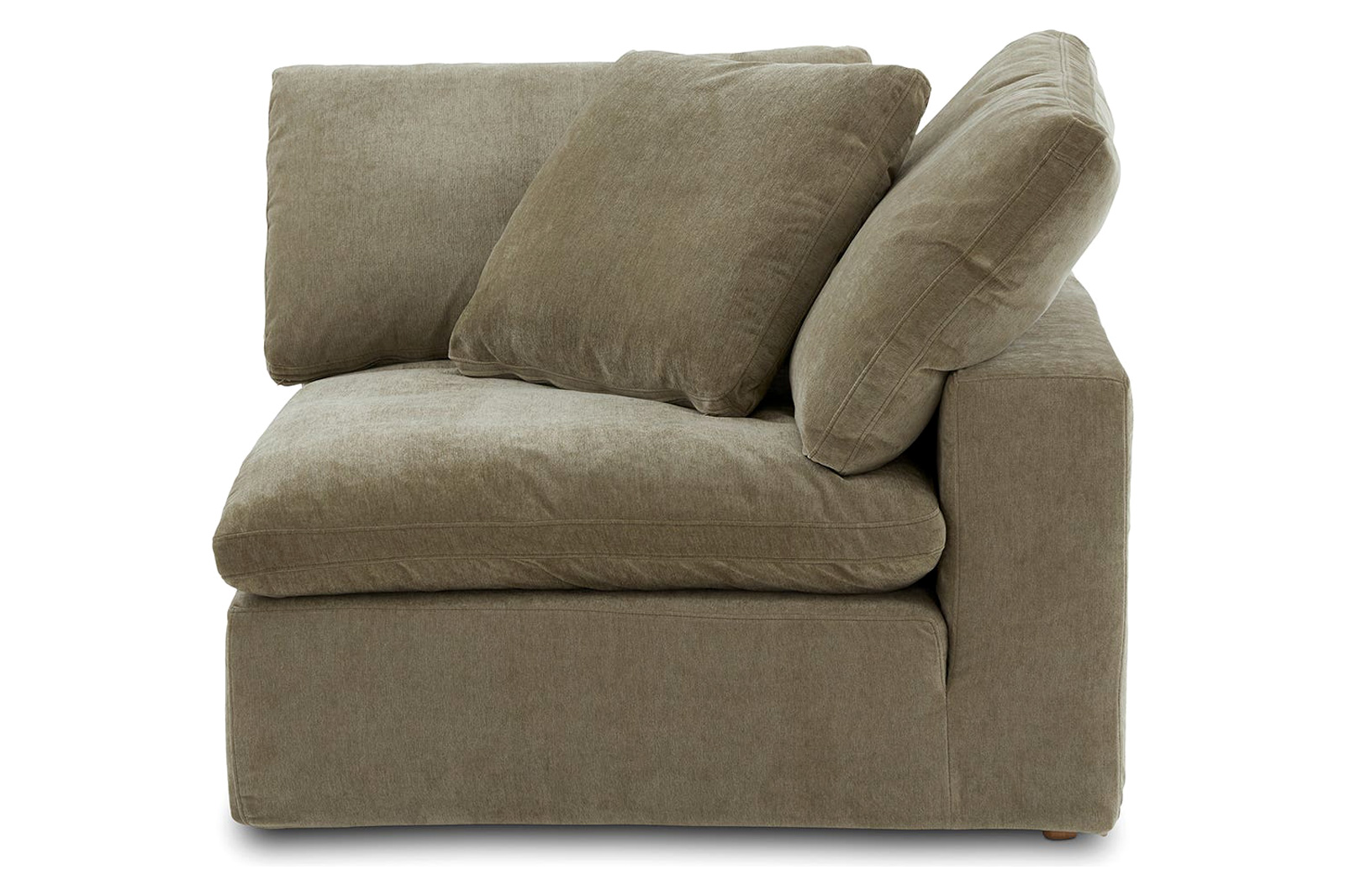 Moe's Clay Corner Chair Performance Fabric - Desert Sage