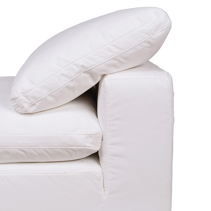 Moe's Clay Slipper Chair - White