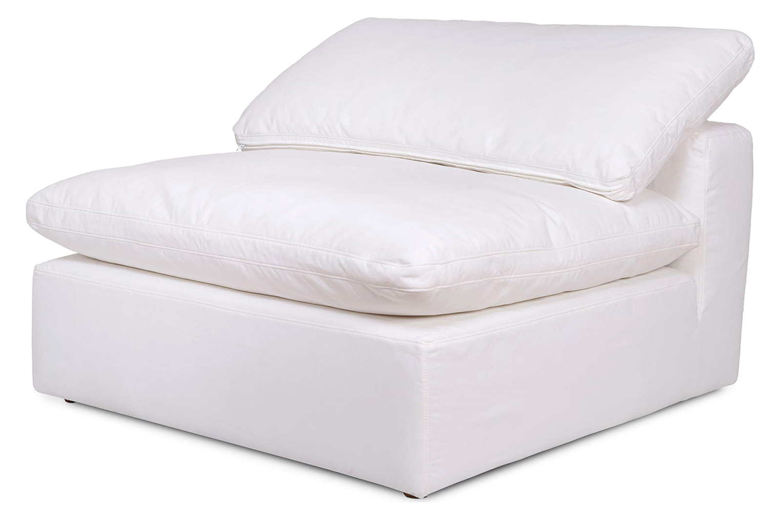 Moe's Clay Slipper Chair - White