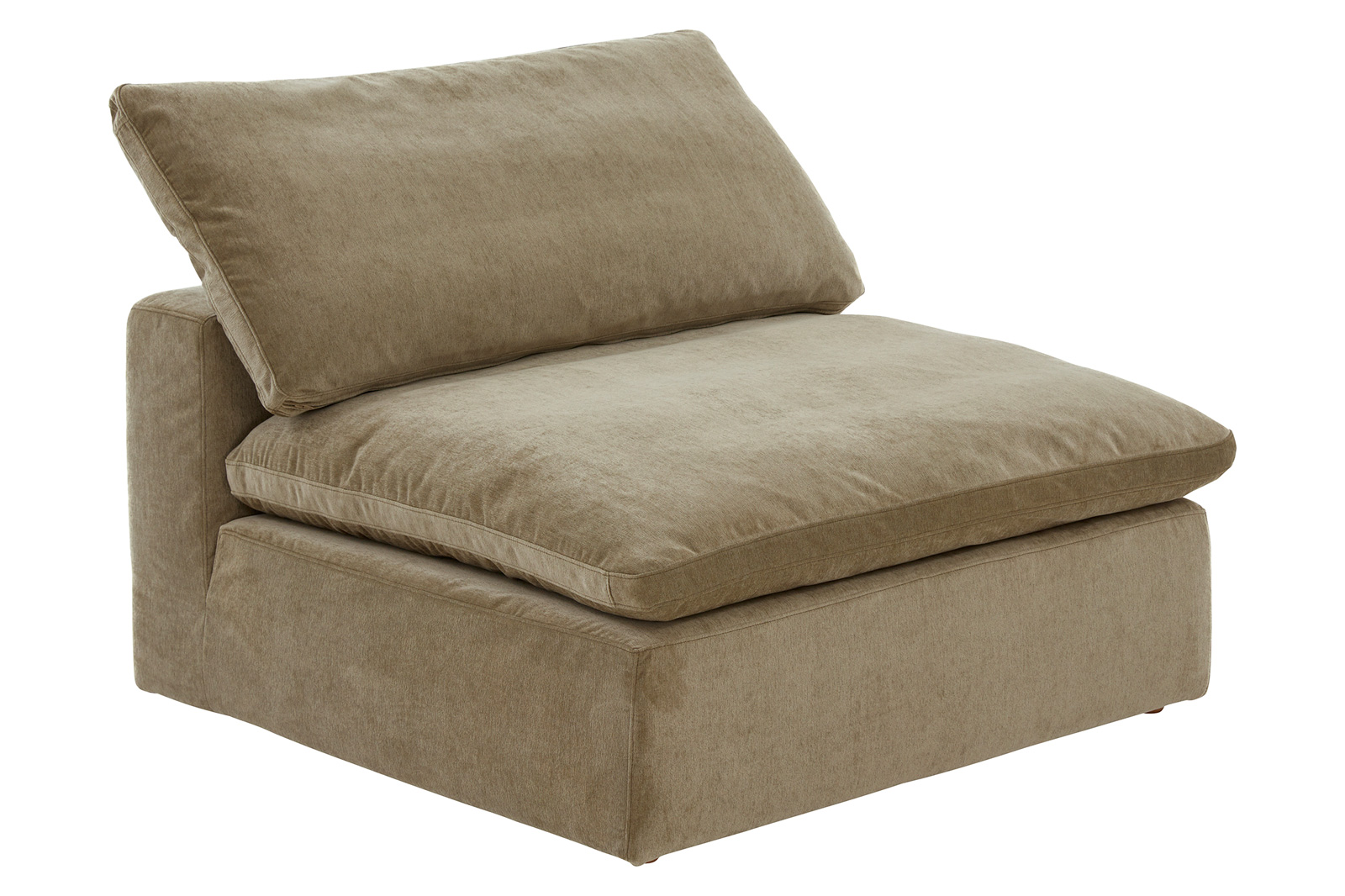 Moe's Clay Slipper Chair Performance Fabric - Desert Sage