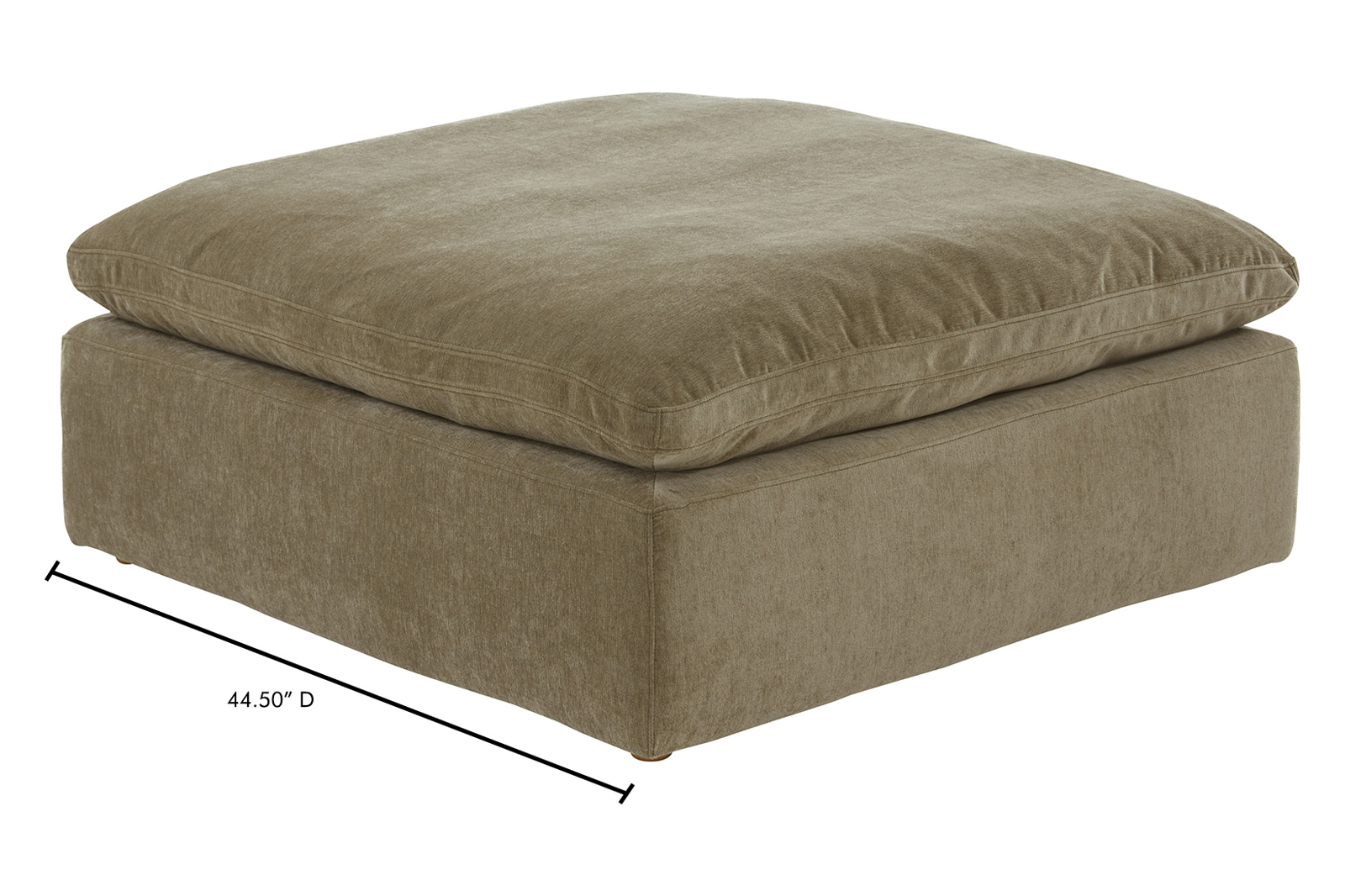 Moe's™ Clay Ottoman Performance Fabric - Desert Sage