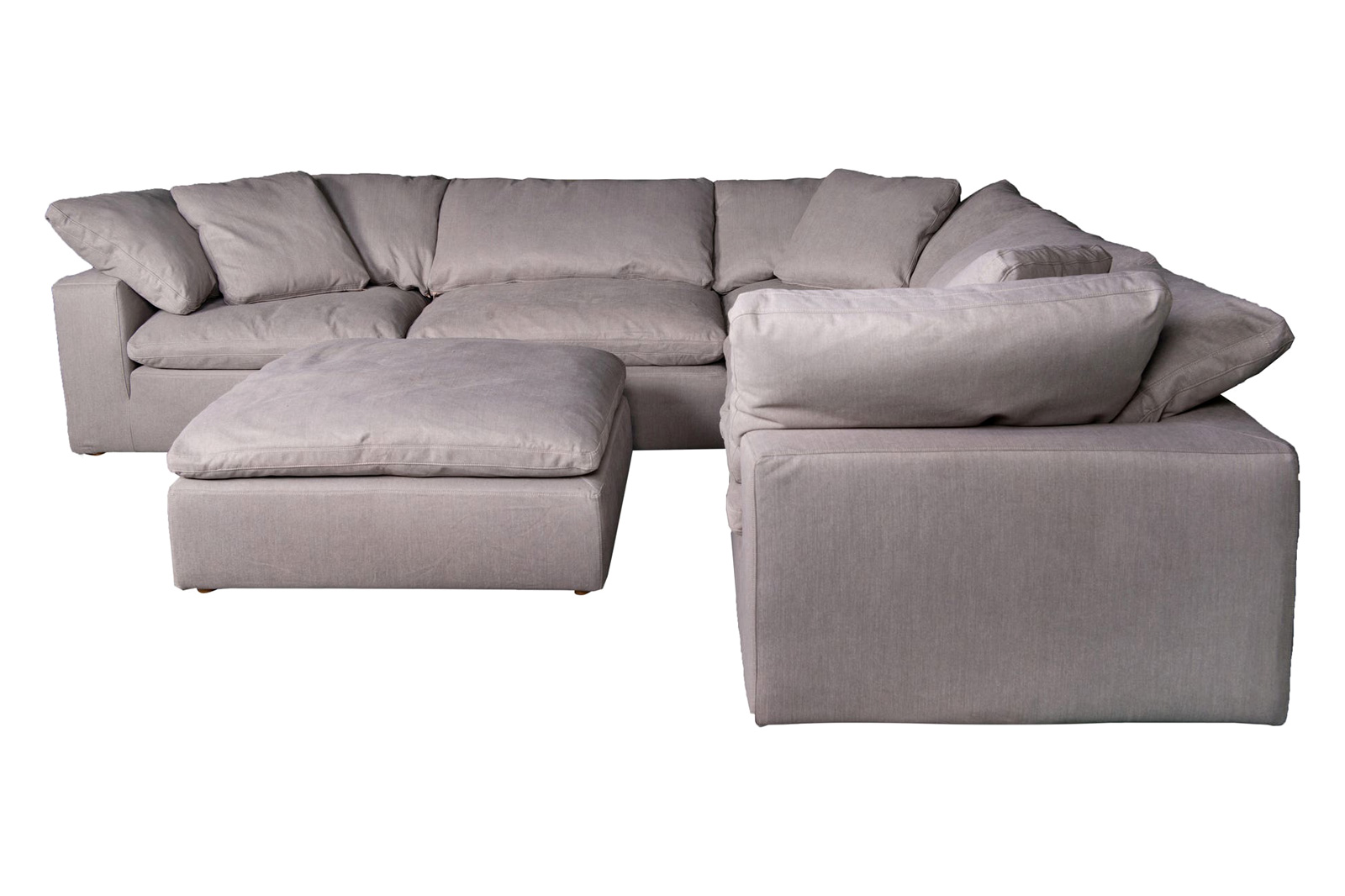 Moe's Clay Modular Sectional - Light Gray