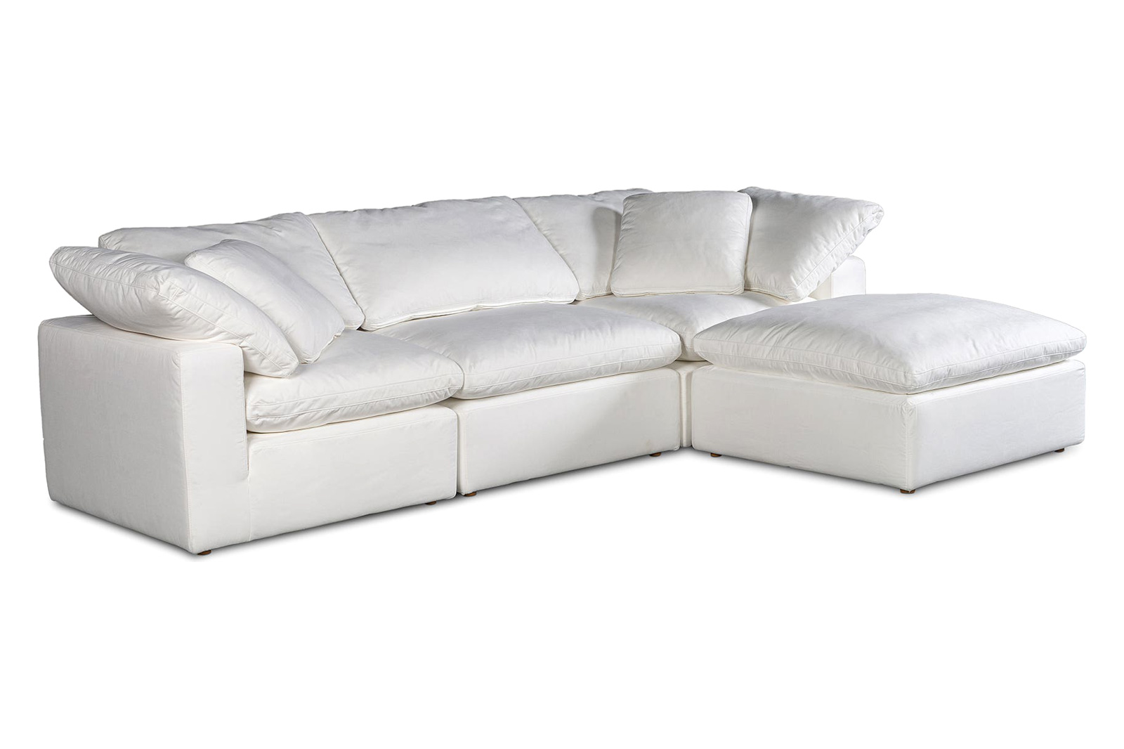 Moe's Clay Lounge Modular Sectional - White