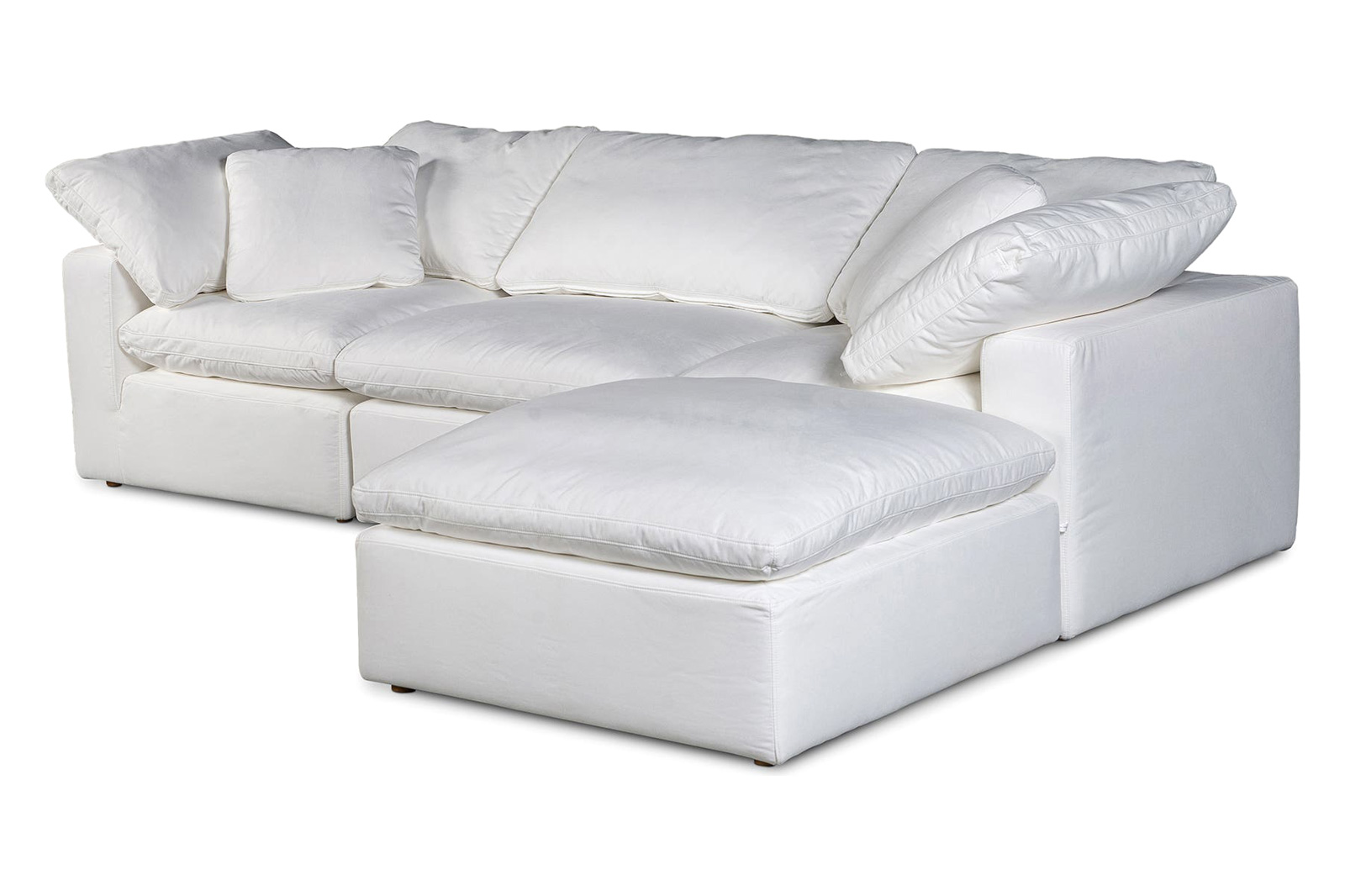 Moe's Clay Lounge Modular Sectional - White