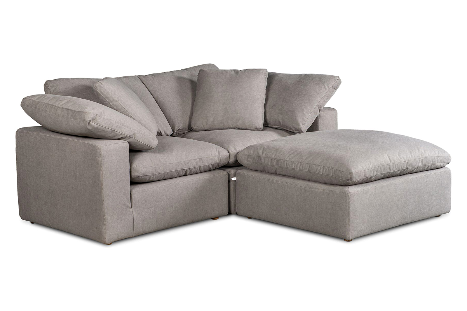 Moe's Clay Nook Modular Sectional - Light Gray