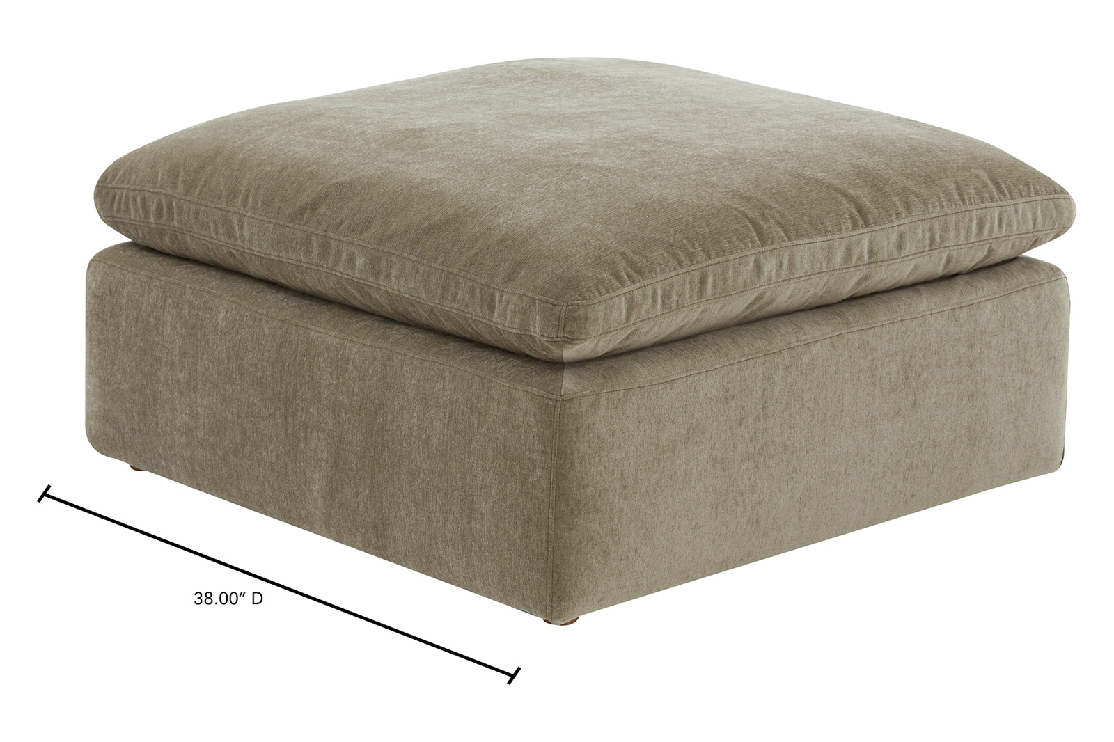 Moe's™ Terra Ottoman - Desert Sage