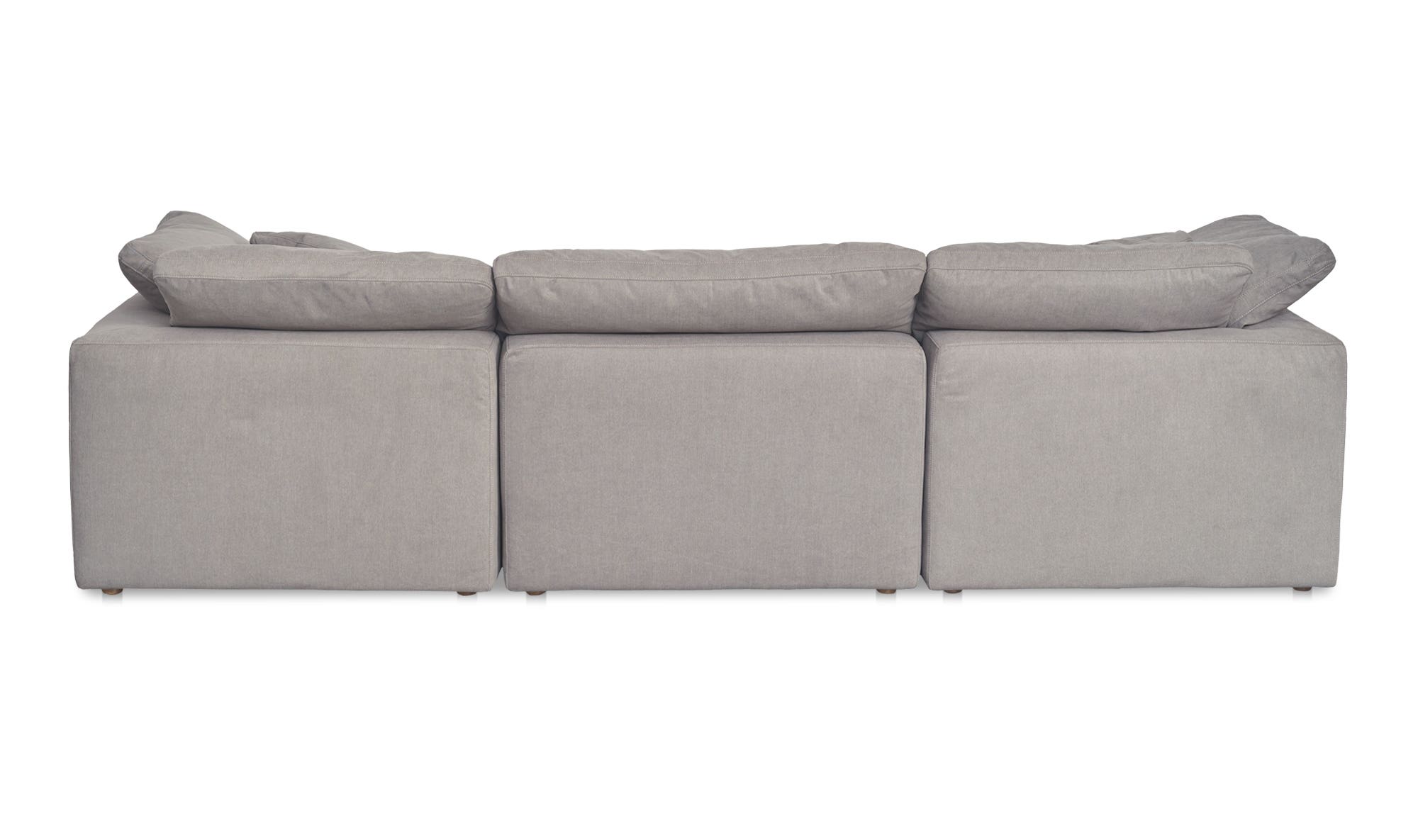 Moe's Clay Modular Sofa - Light Gray