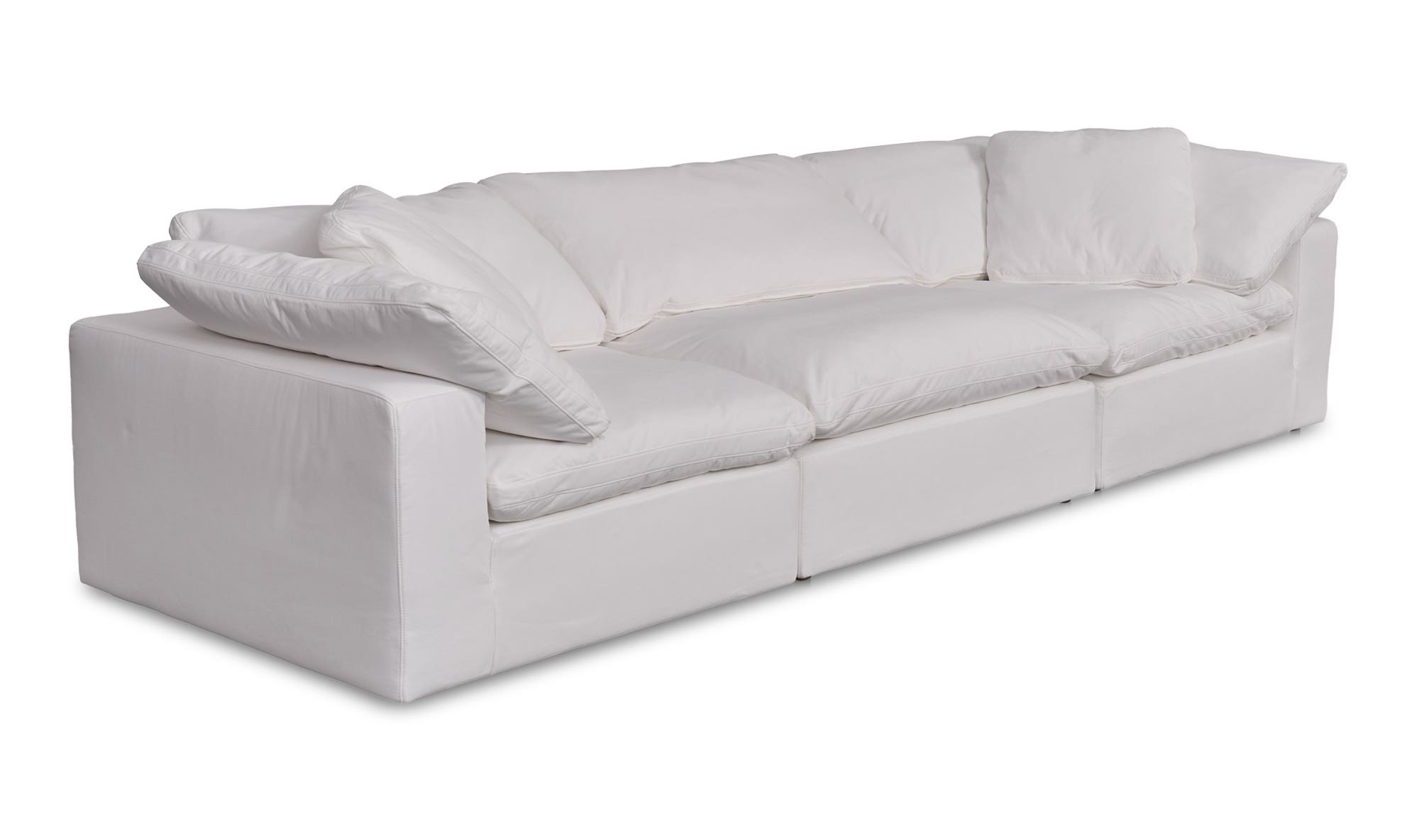 Moe's Terra Modular Sofa - White, Performance Fabric