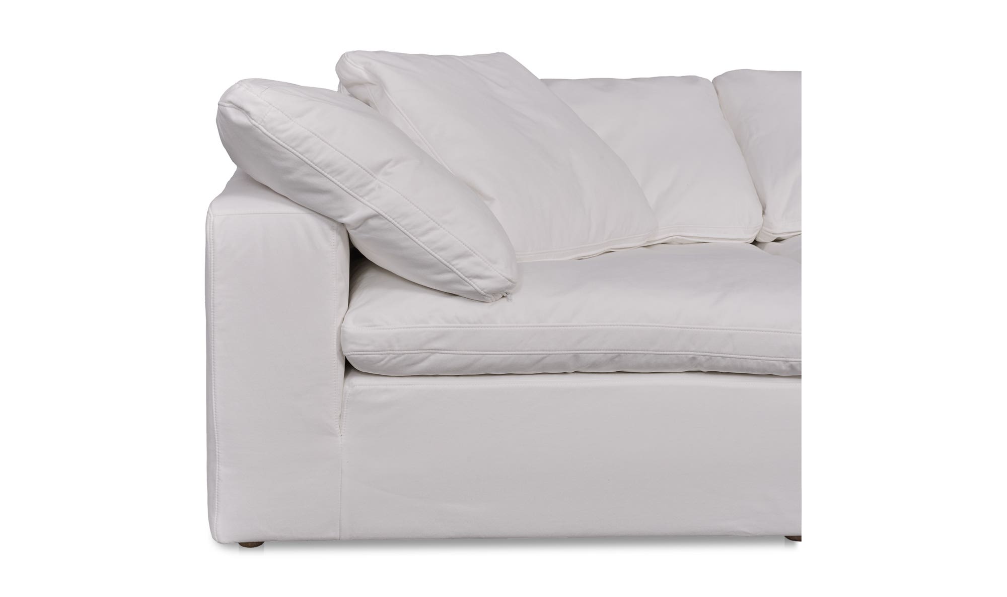 Moe's Terra Modular Sofa - White, Performance Fabric