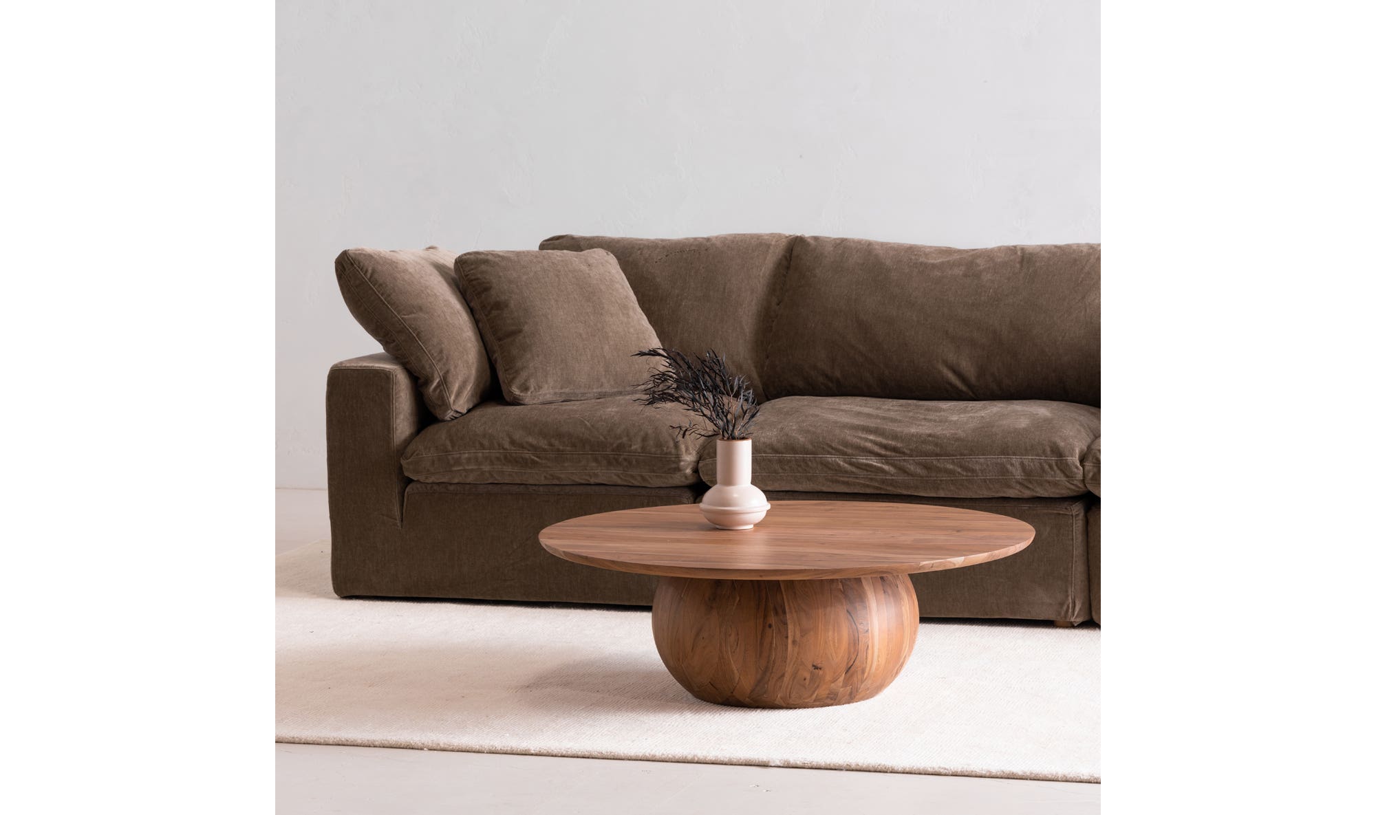 Moe's Terra Modular Sofa - Desert Sage, Performance Fabric