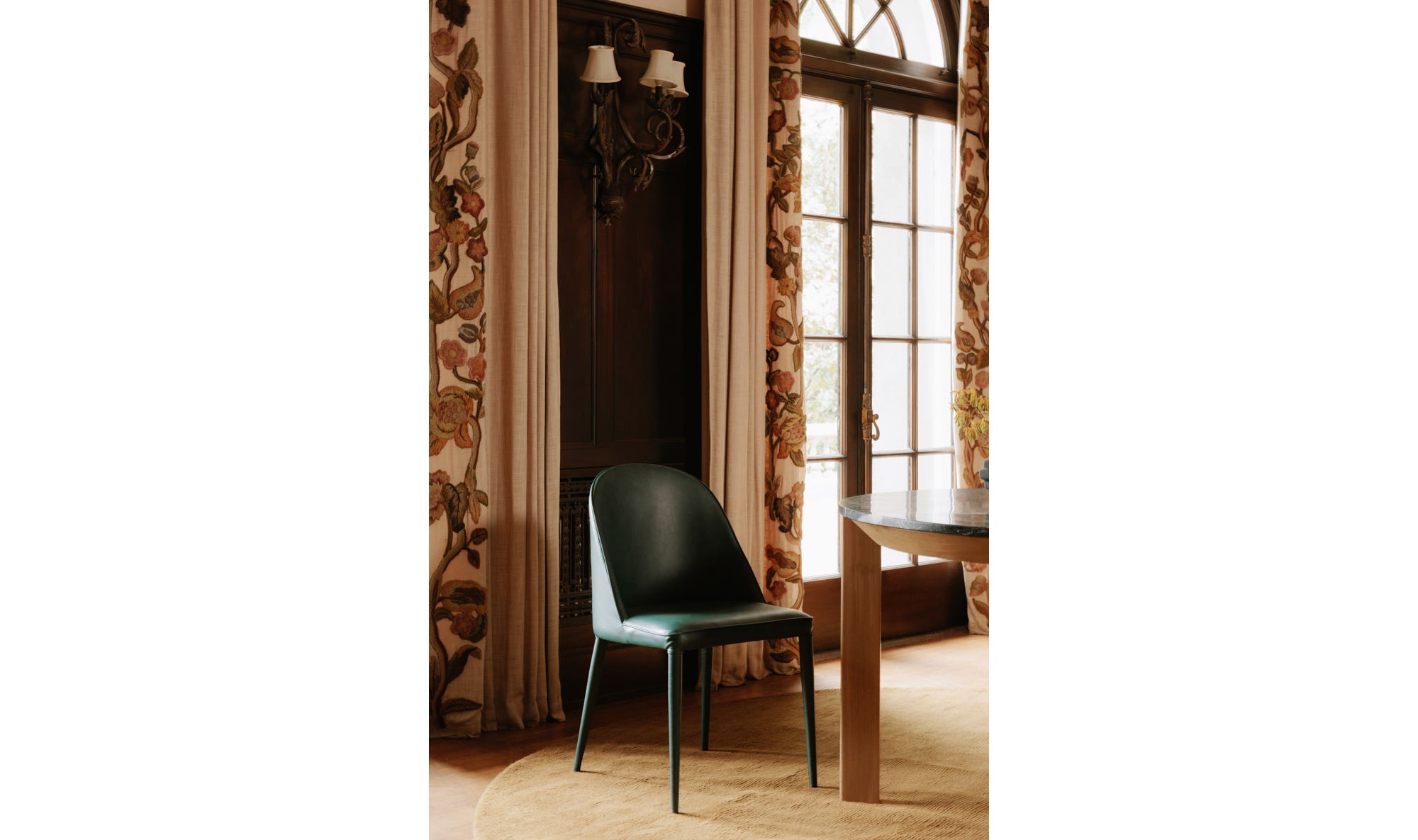 Moe's Burton Contemporary Dining Chair Set of 2 - Dark Teal