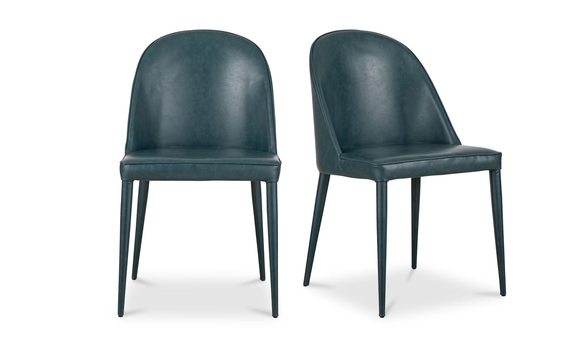 Moe's Burton Contemporary Dining Chair Set of 2 - Dark Teal