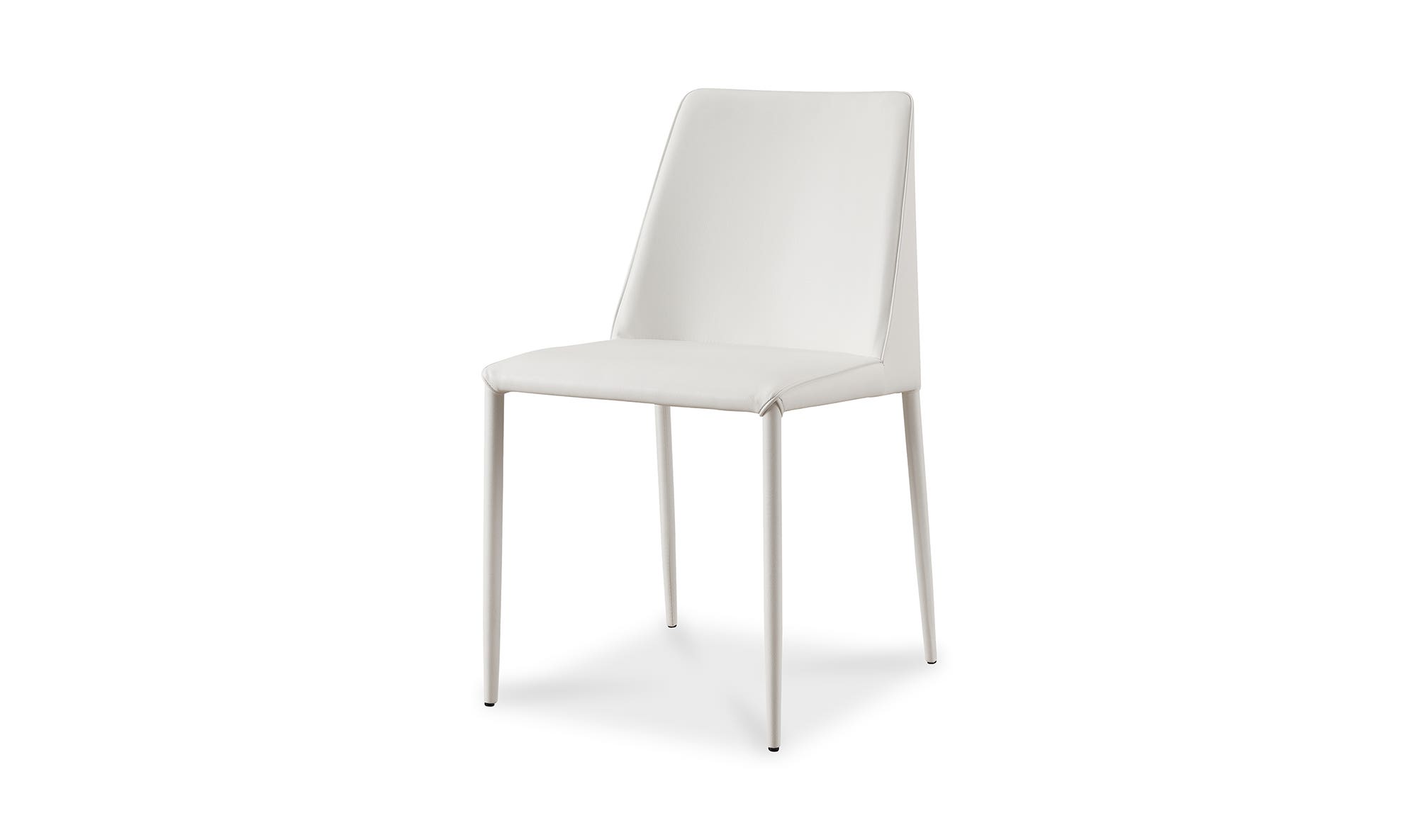 Moe's Nora Modern Dining Chair Set of 2 - White