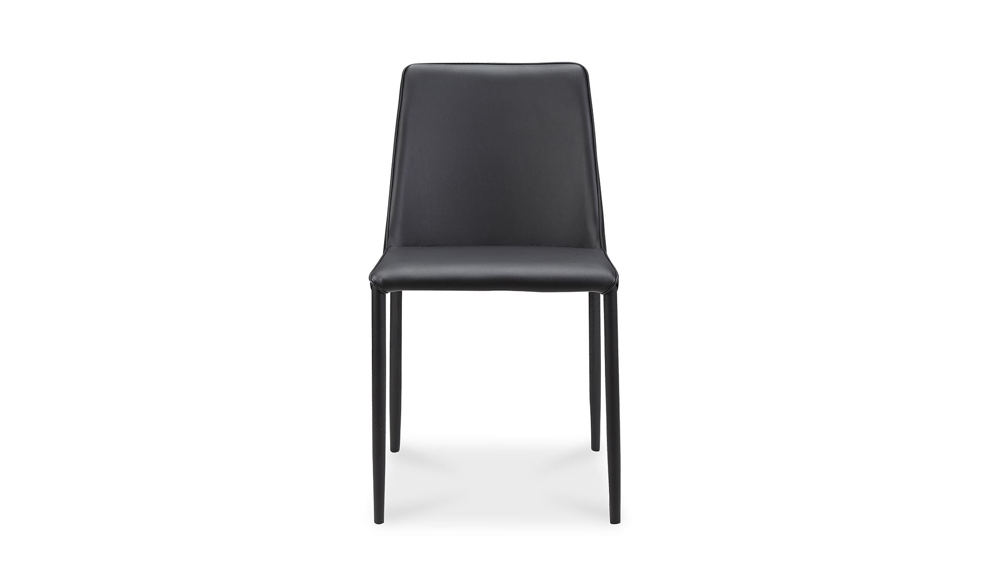 Moe's Nora Modern Dining Chair Set of 2 - Black