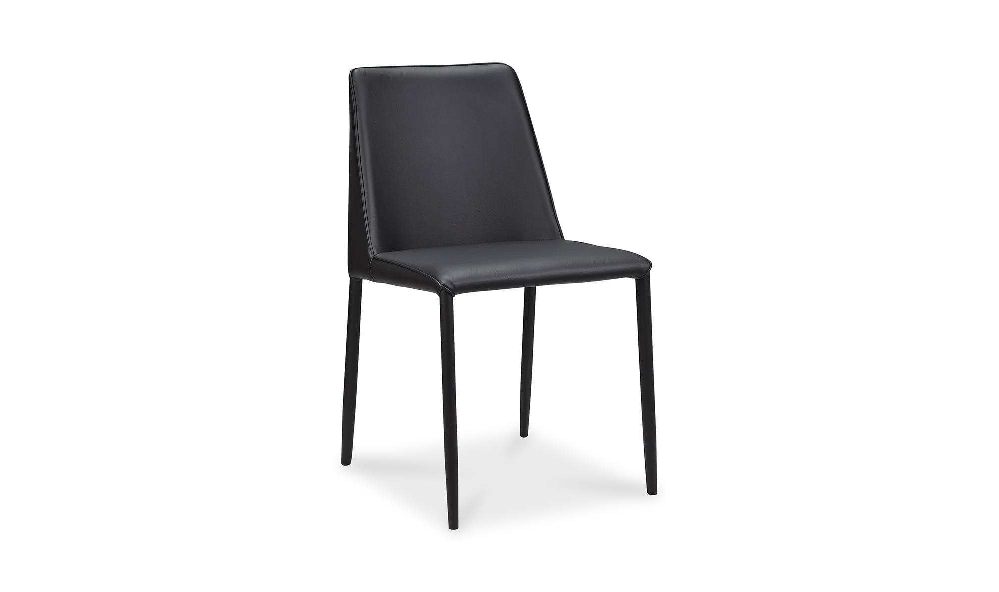 Moe's Nora Modern Dining Chair Set of 2 - Black