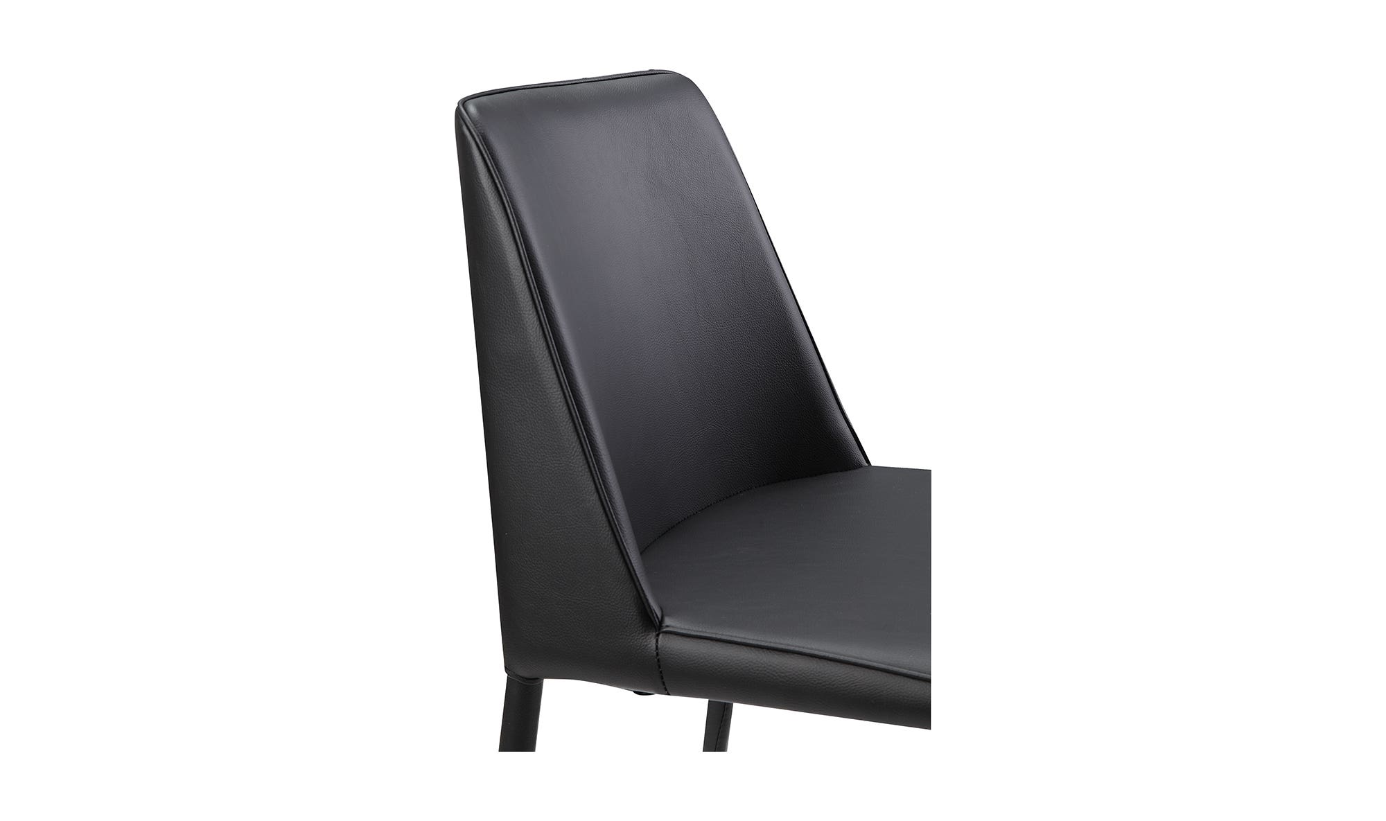 Moe's Nora Modern Dining Chair Set of 2 - Black