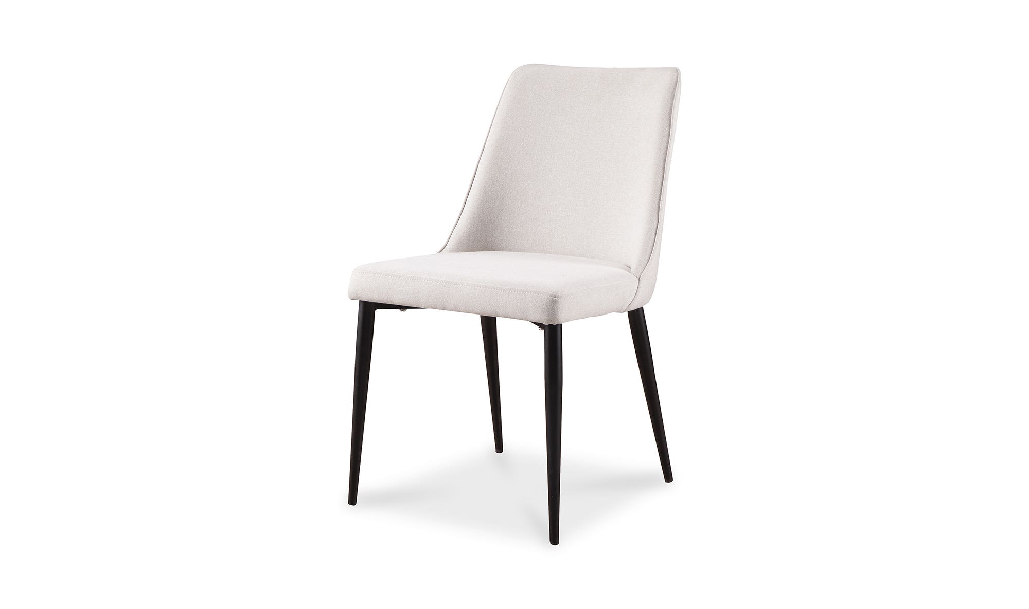 Moe's Lula Contemporary Dining Chair Set of 2 - Cream White