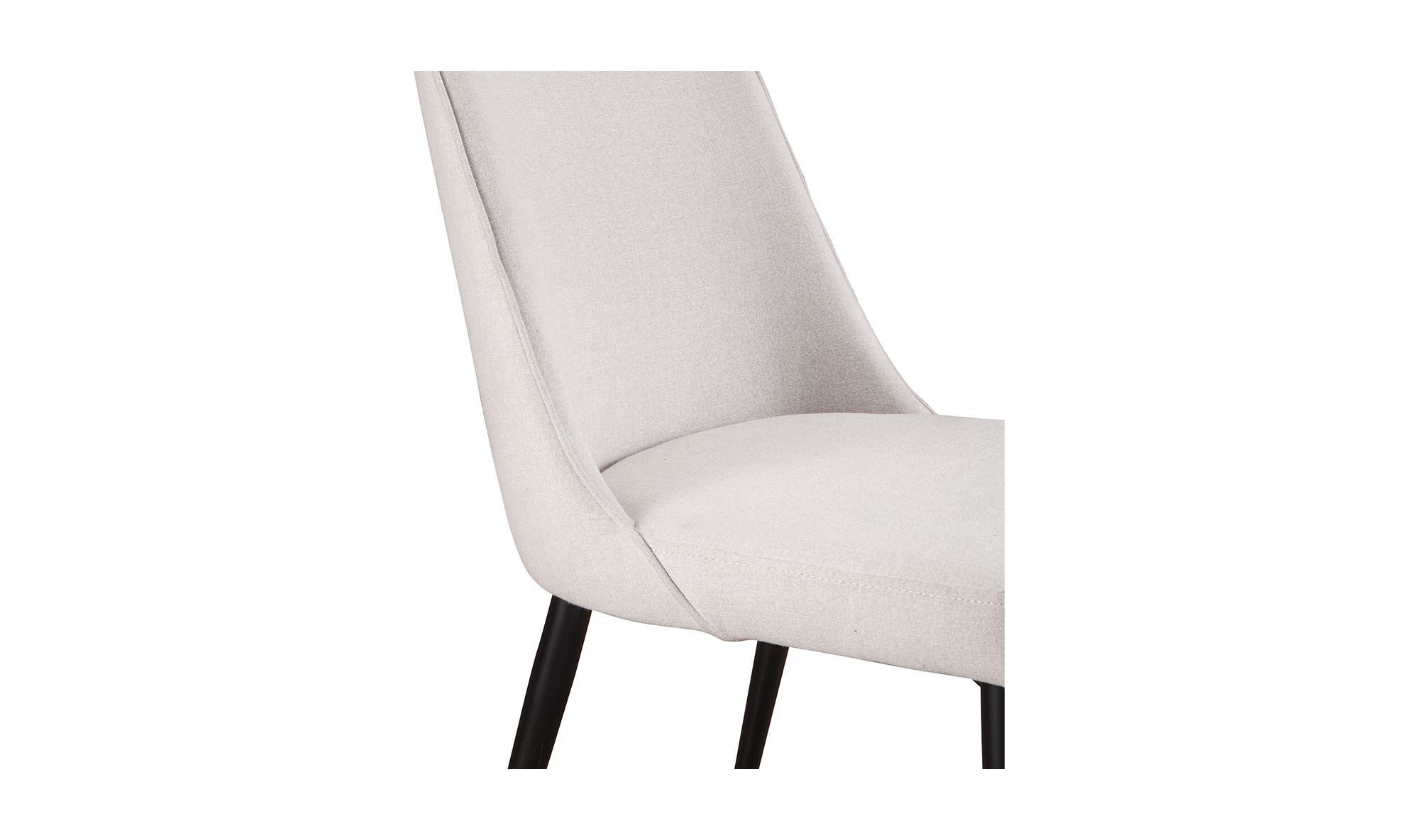 Moe's Lula Contemporary Dining Chair Set of 2 - Cream White