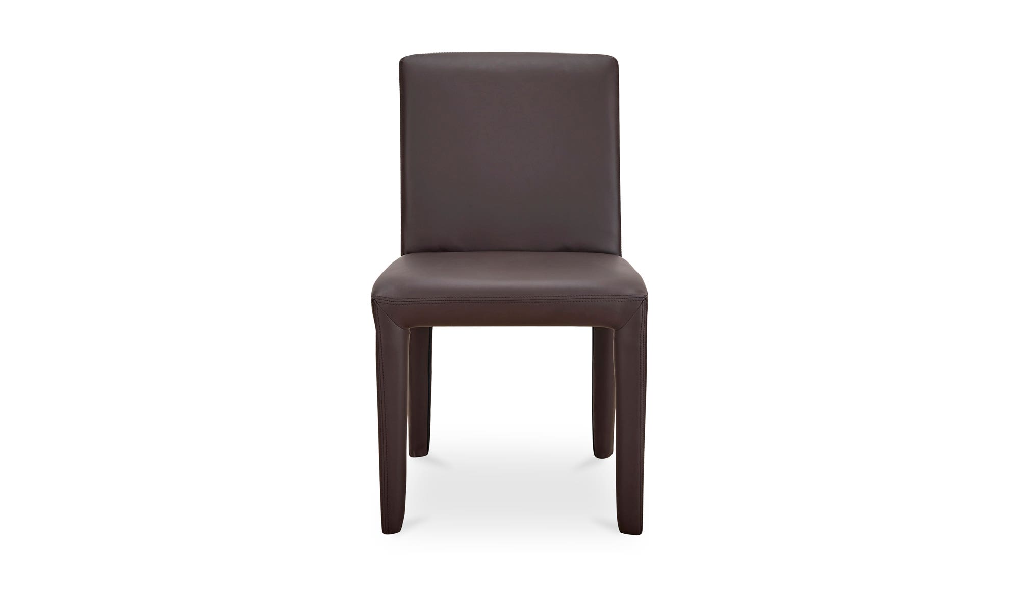 Moe's Monte Contemporary Dining Chair Set of 2 - Dark Brown