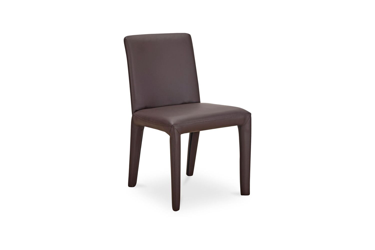 Moe's Monte Contemporary Dining Chair Set of 2 - Dark Brown