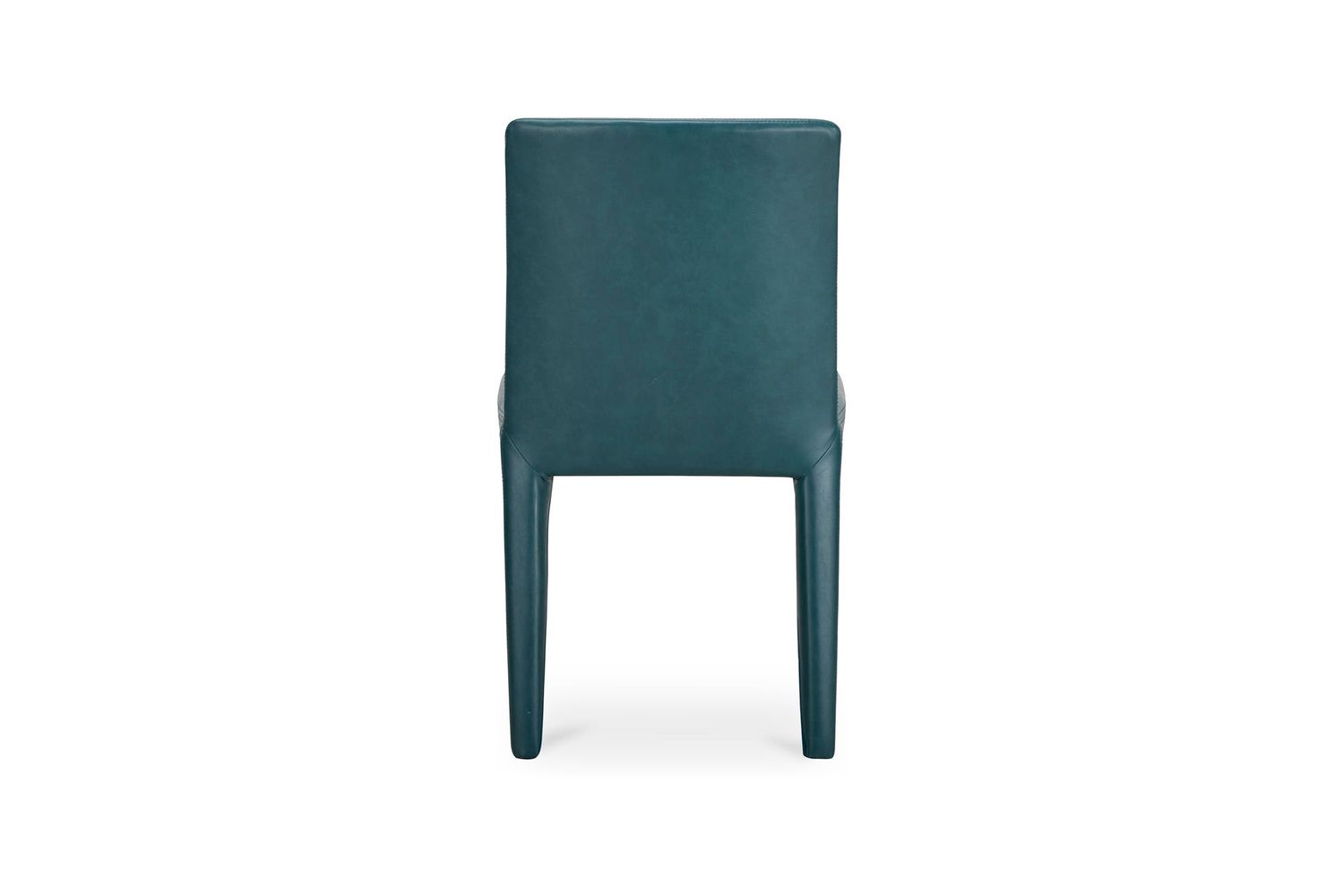 Moe's Monte Contemporary Dining Chair Set of 2 - Teal, Vegan Leather