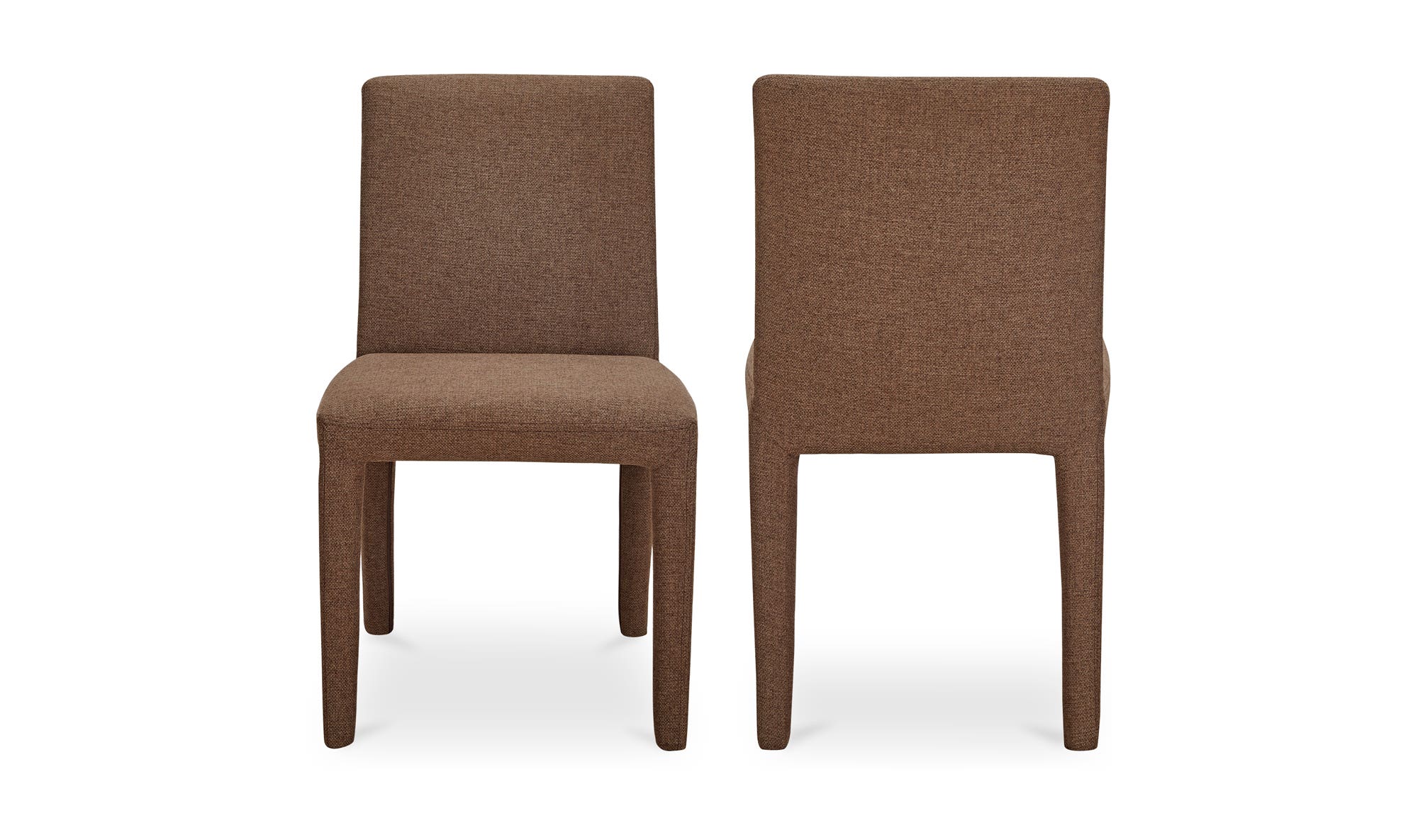 Moe's Monte Contemporary Dining Chair Set of 2 - Brown