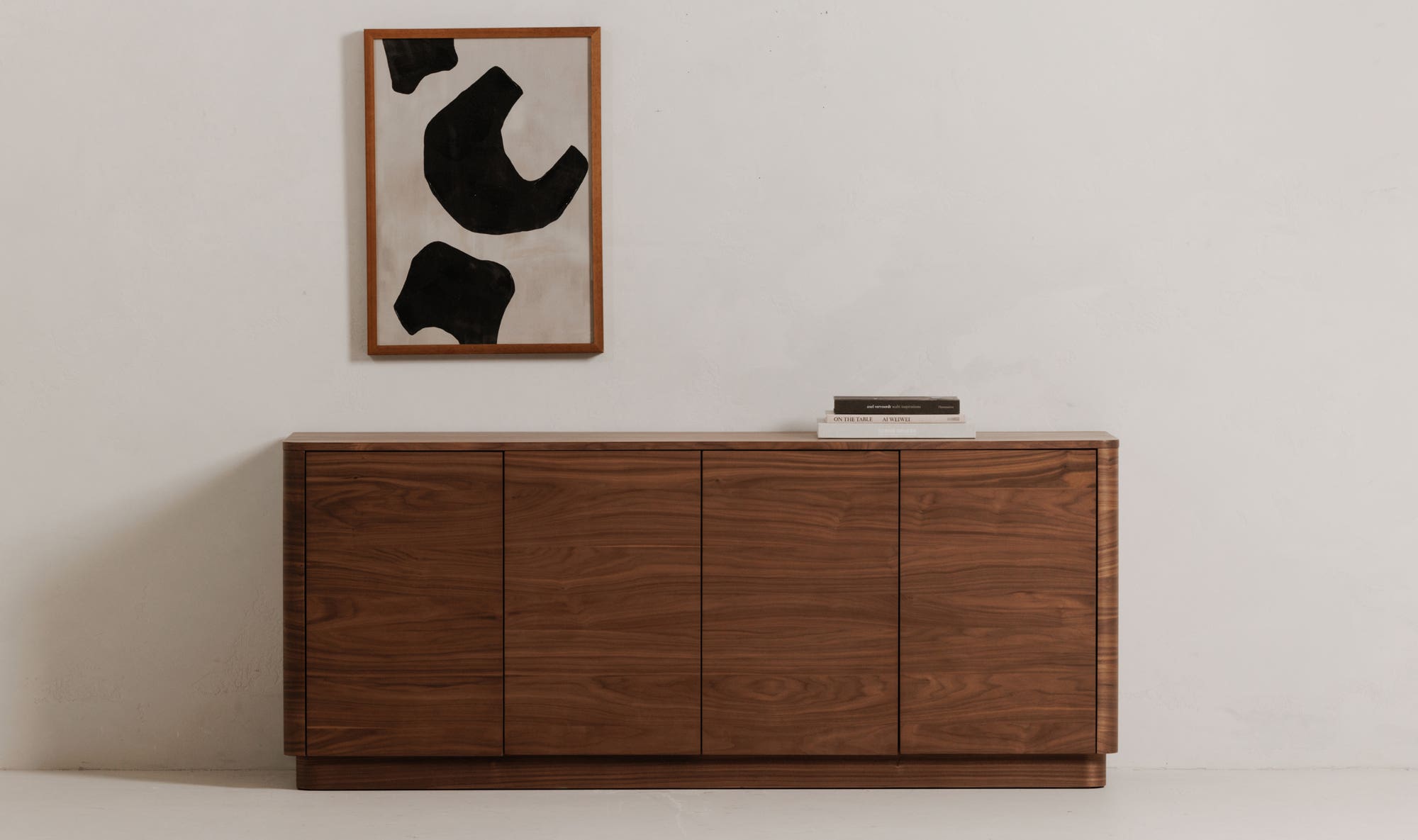 Moe's Round Off Scandinavian Sideboard - Walnut