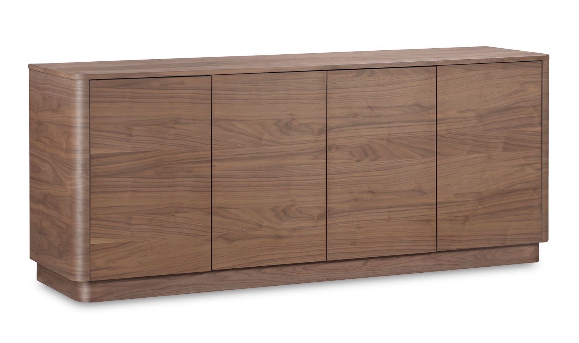 Moe's Round Off Scandinavian Sideboard - Walnut