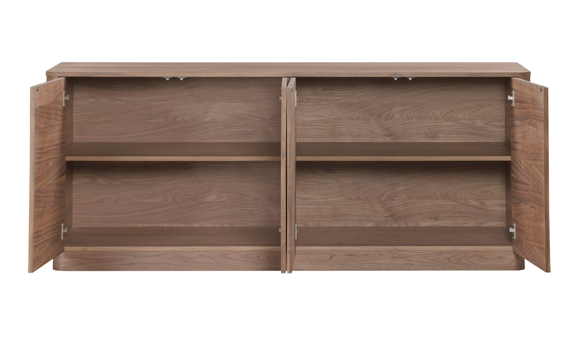 Moe's Round Off Scandinavian Sideboard - Walnut