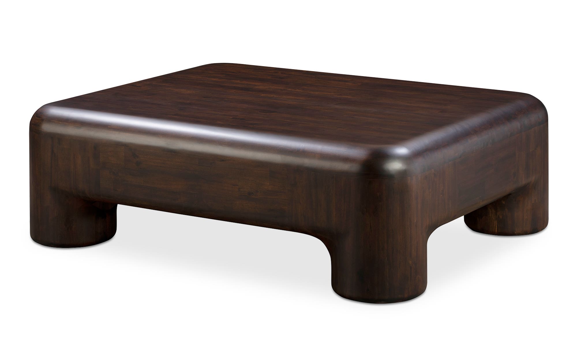 Moe's - Rowan Mid-Century Modern Coffee Table in Dark Brown