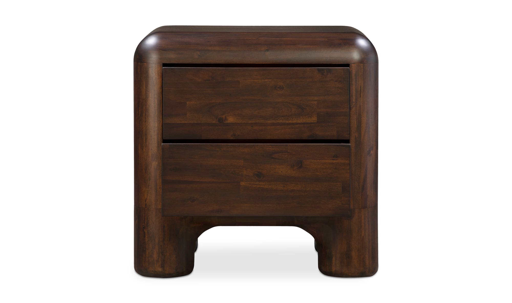 Moe's - Rowan Mid-Century Modern Nightstand in Dark Brown