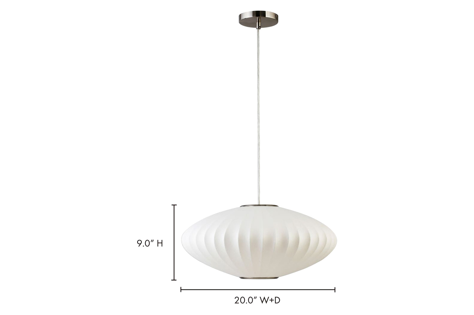 Moe's - Lys Pendant Light in White