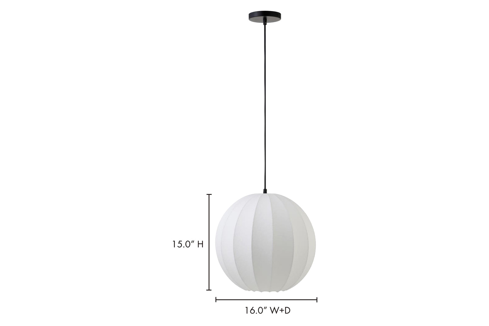 Moe's - Illume Pendant Light in White