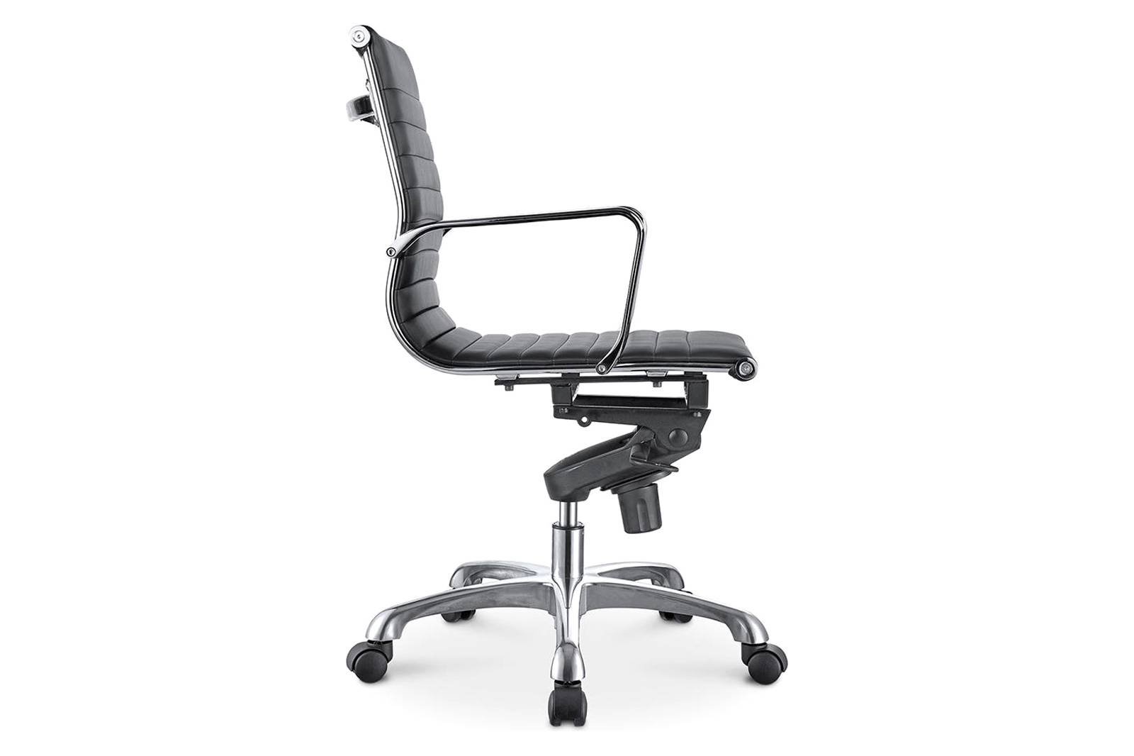 Moe's Studio Office Chair Low Back - Black