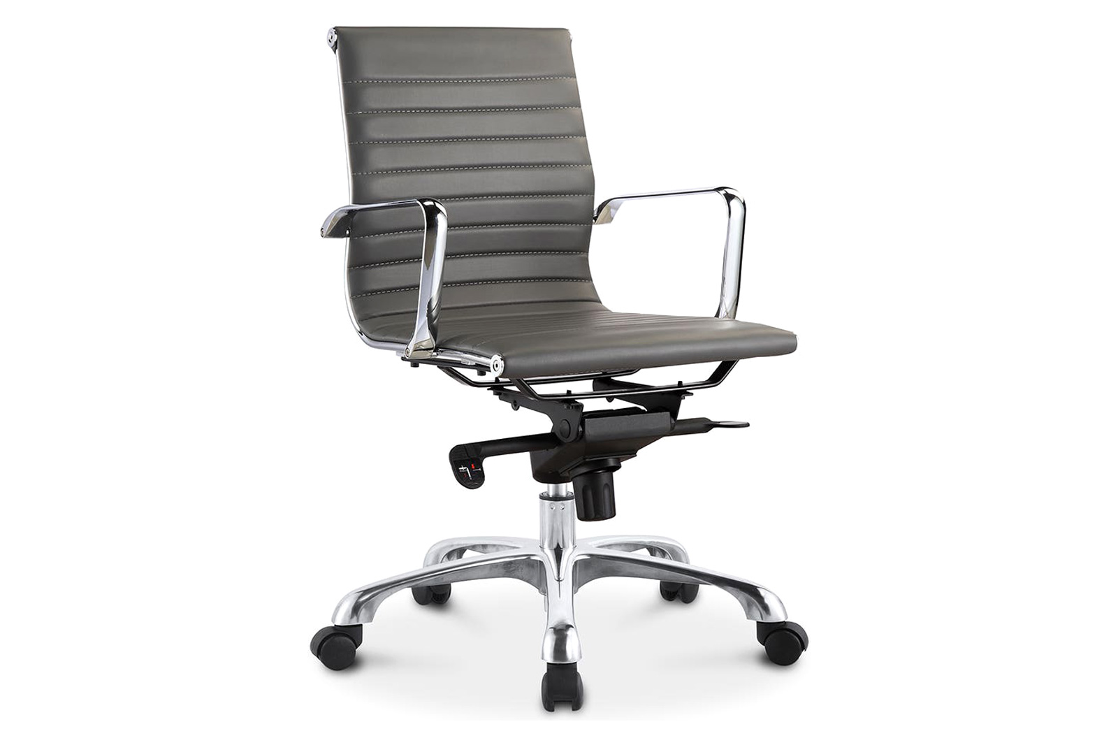 Moe's Studio Office Chair Low Back - Gray