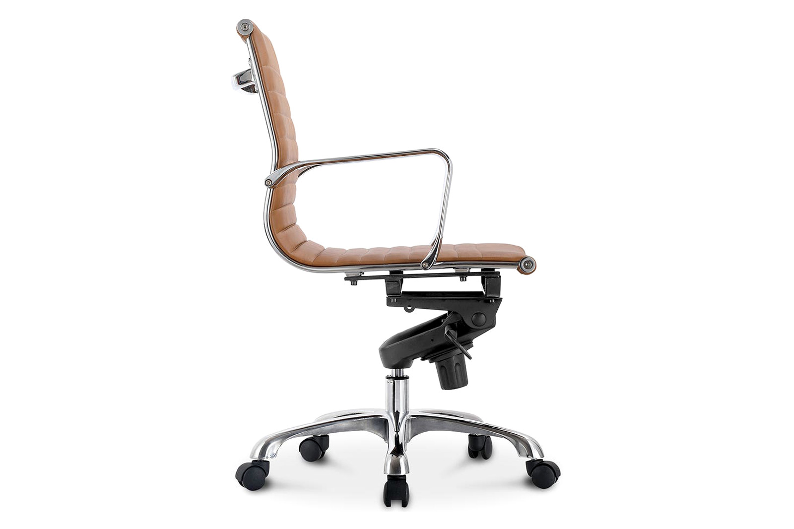 Moe's Studio Office Chair Low Back - Tan