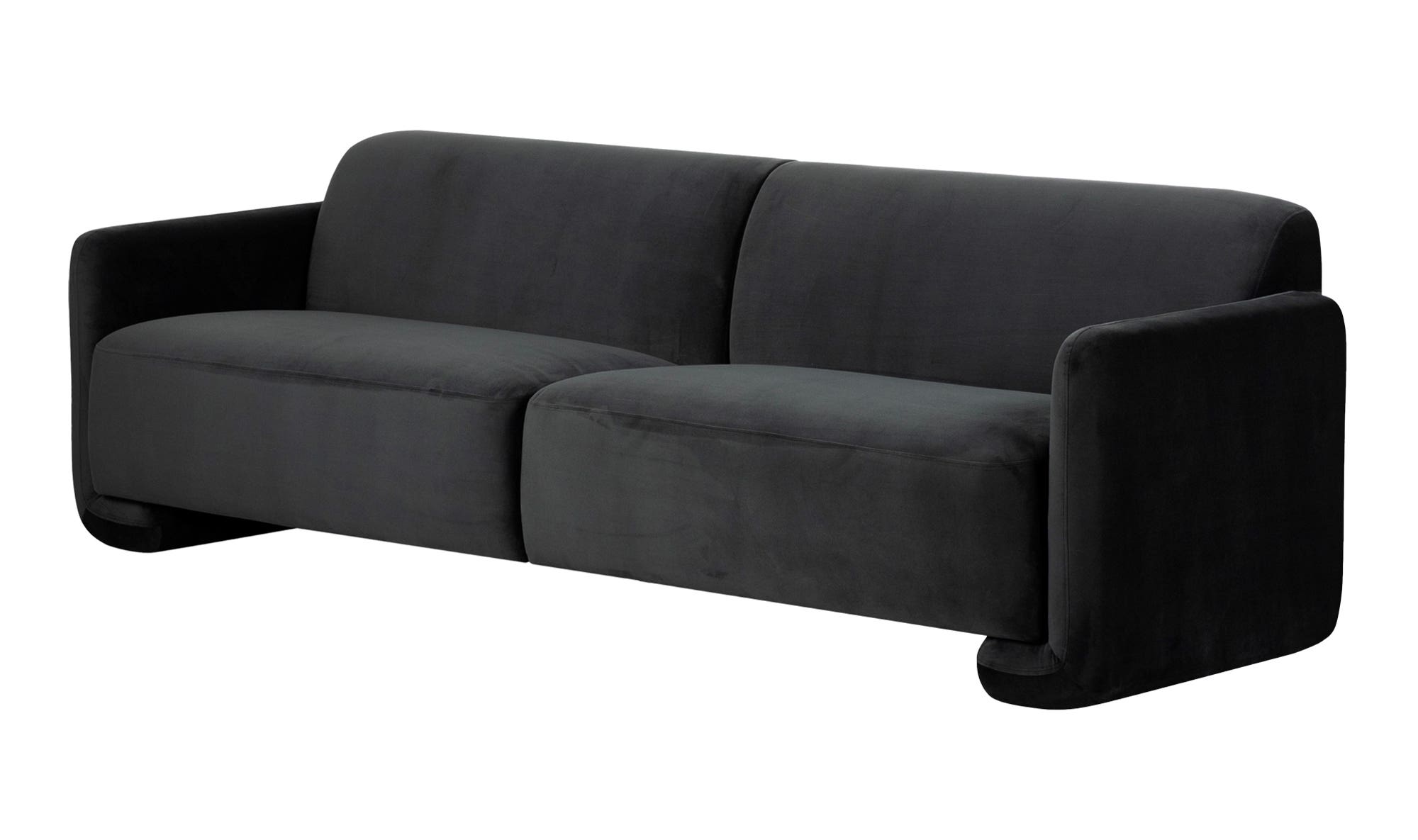 Moe's Fallon Contemporary Sofa - Shadow Gray