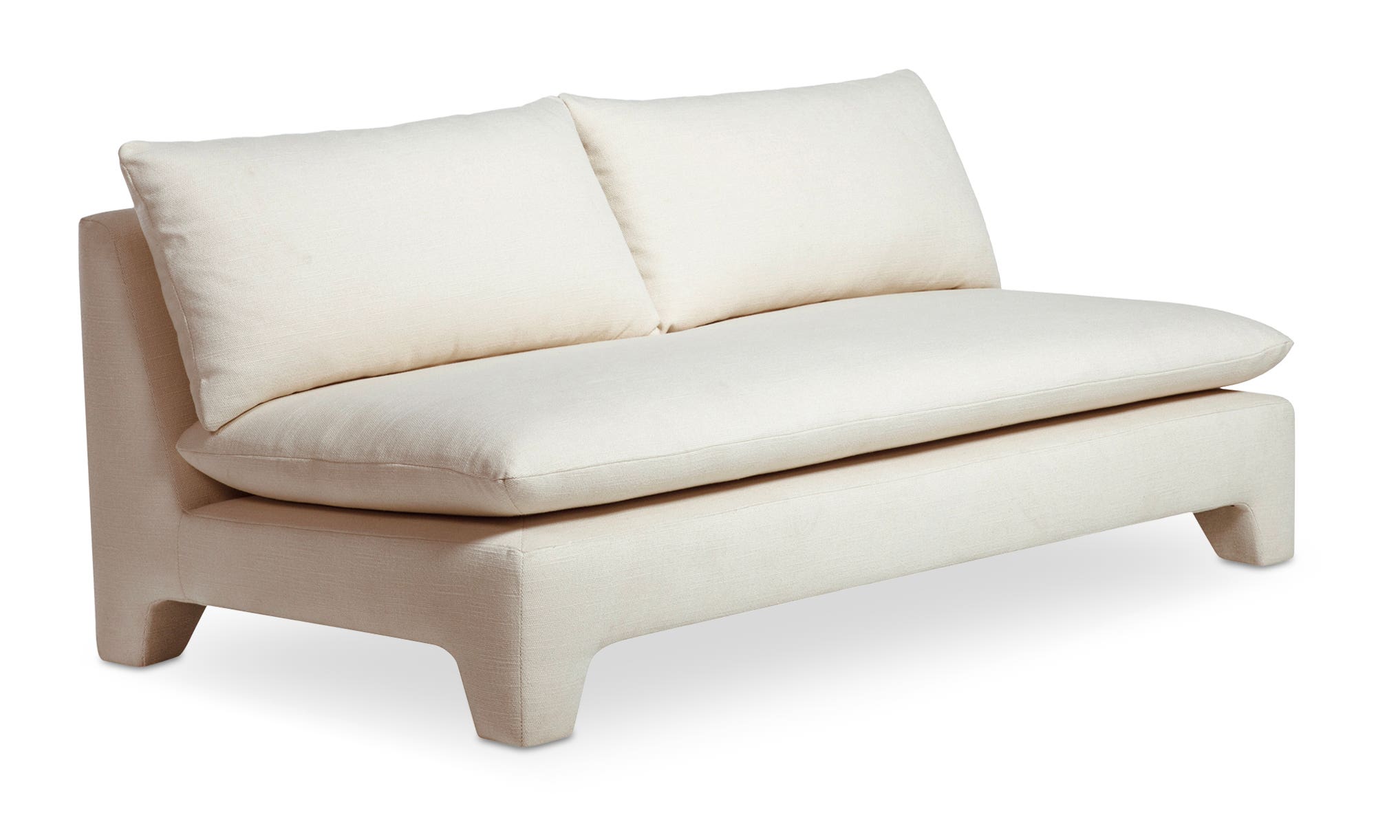 Moe's Estelle Contemporary Sofa - Cream