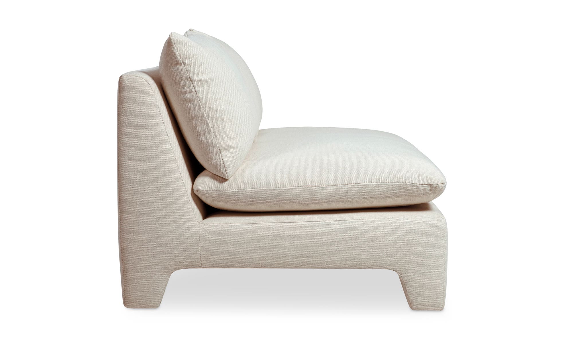 Moe's Estelle Contemporary Sofa - Cream