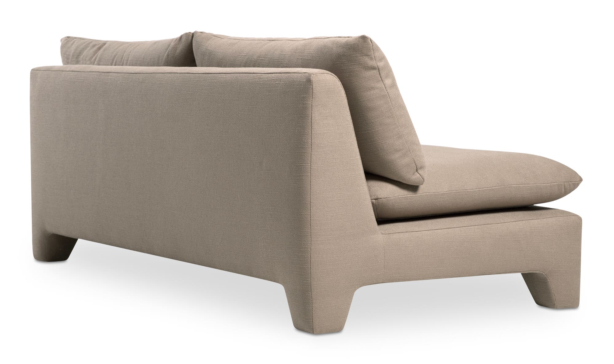 Moe's Estelle Contemporary Sofa - Flax