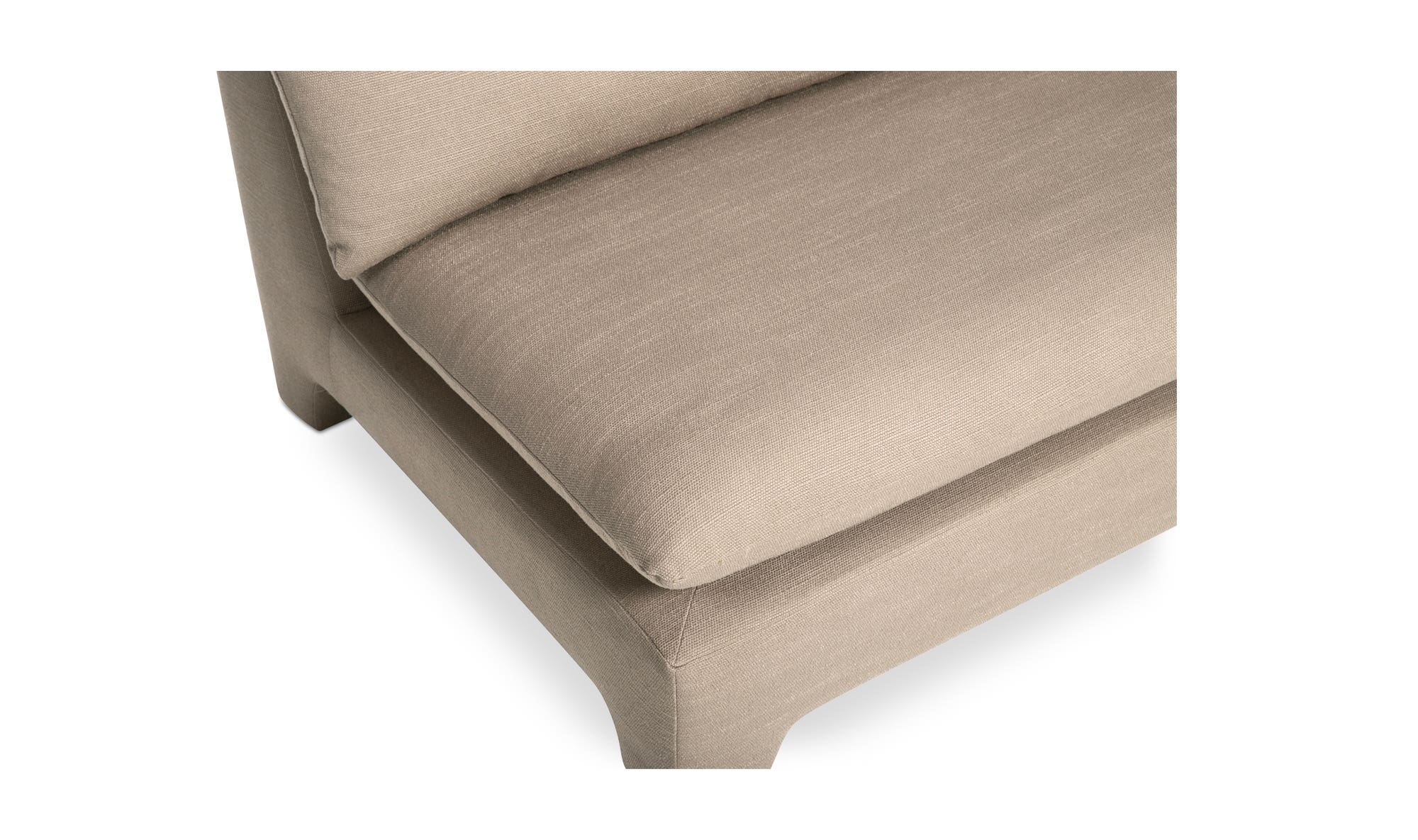 Moe's Estelle Contemporary Sofa - Flax