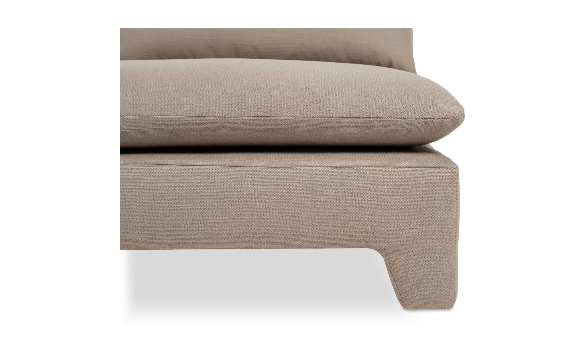 Moe's Estelle Contemporary Sofa - Flax