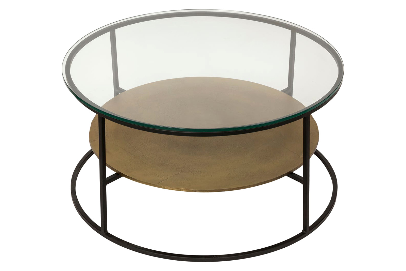 Moe's Callie Coffee Table - Brass